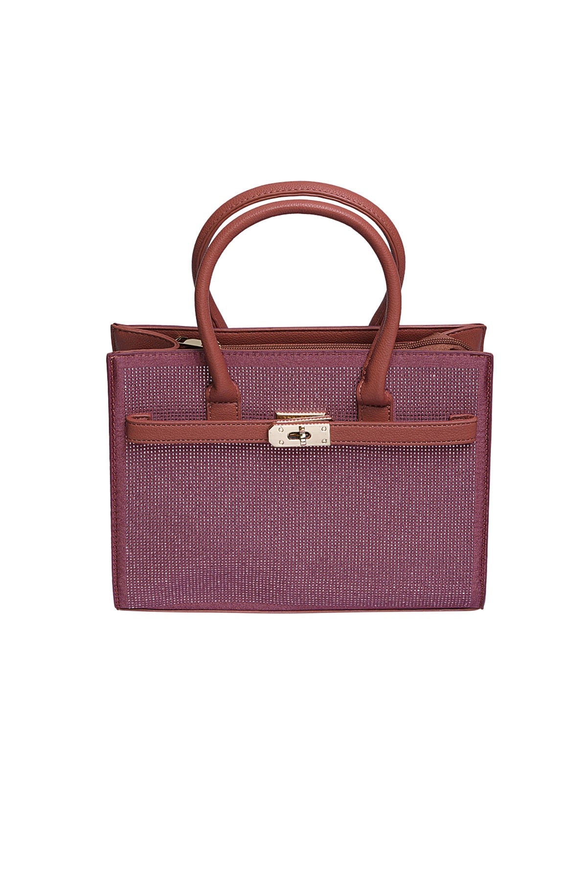 edle Handtasche mit Glitzersteinen, goldene Hardware