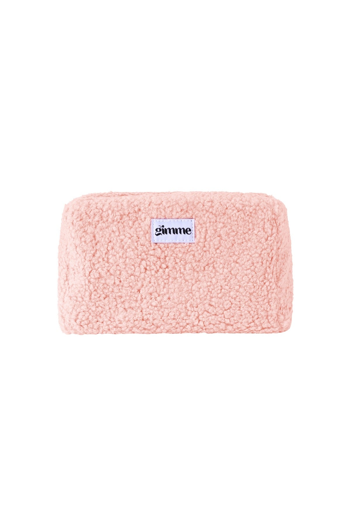 flauschige Kosmetiktasche Teddy rosa