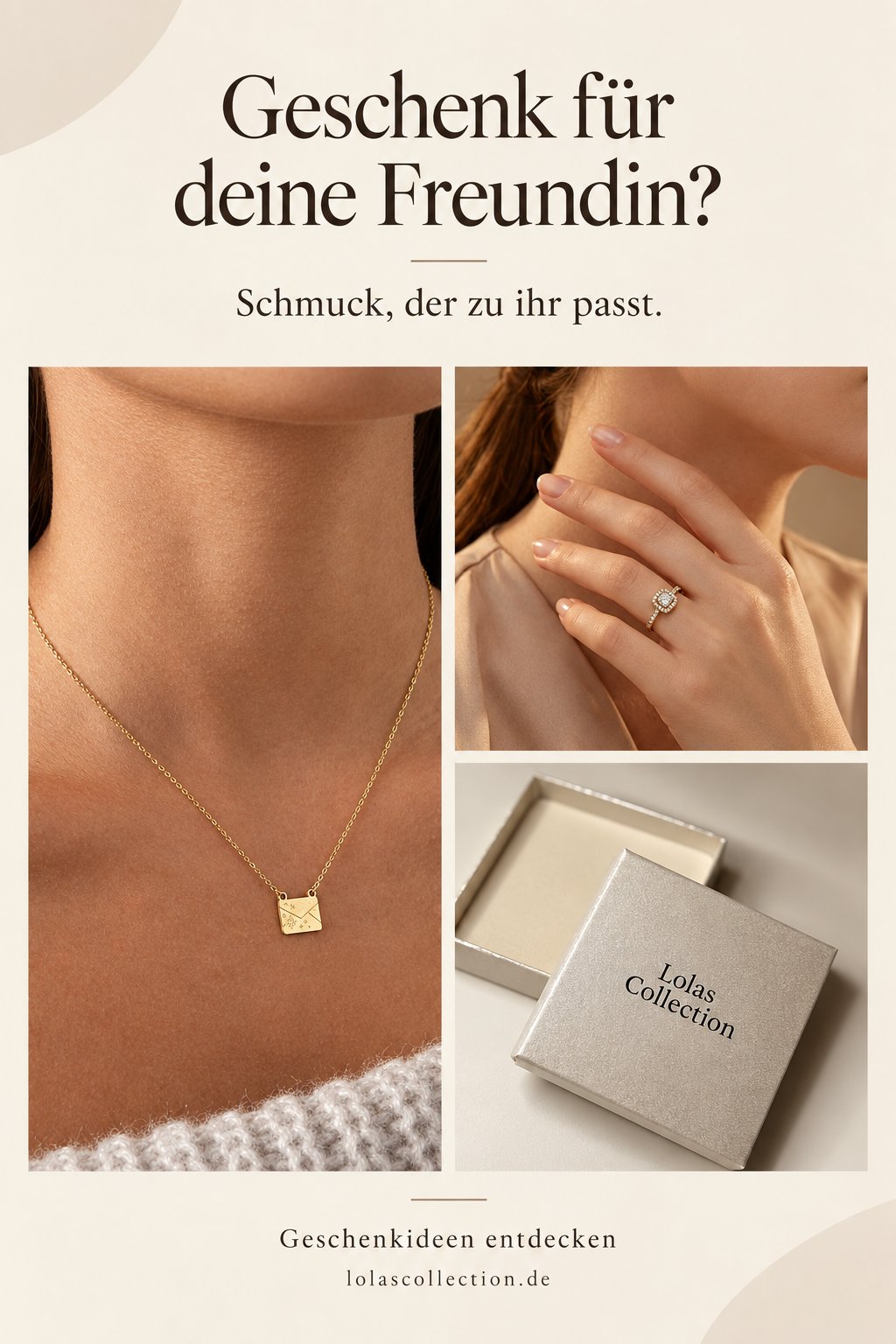 Geschenk für die Freundin: Welcher Schmuck passt zu ihr?