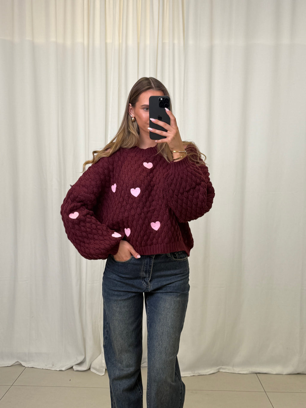Strickpullover Hearts