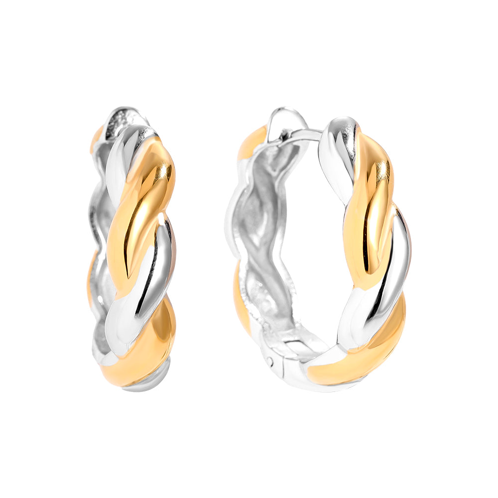 Ohrringe Twisted Bicolor