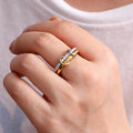 Bicolor Stack Ring