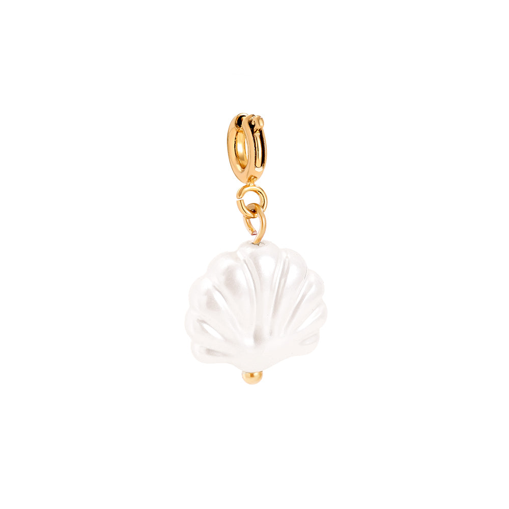 Charm White Shell (Clip)