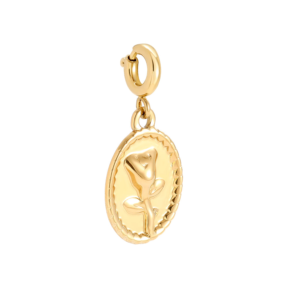 Charm Rose (Clip) | gold&silber