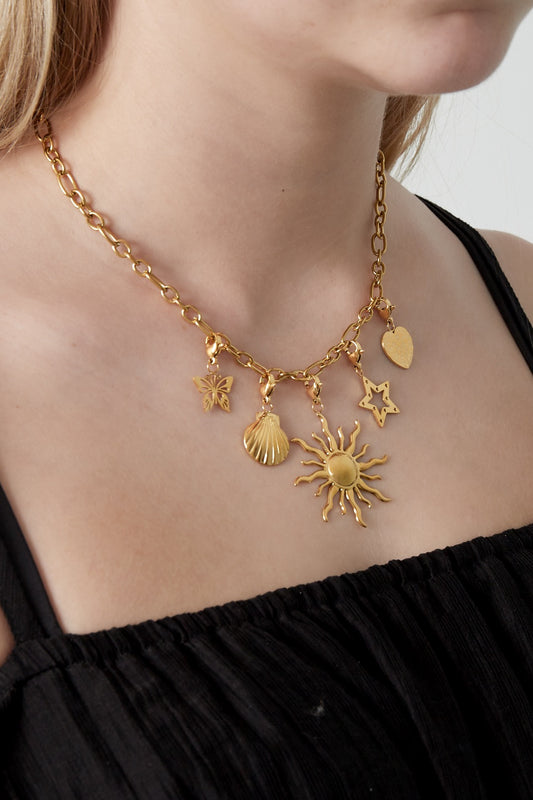 Charm Kette Basic (gold)
