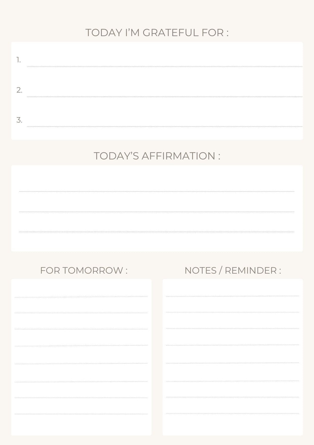 Bullet Journal