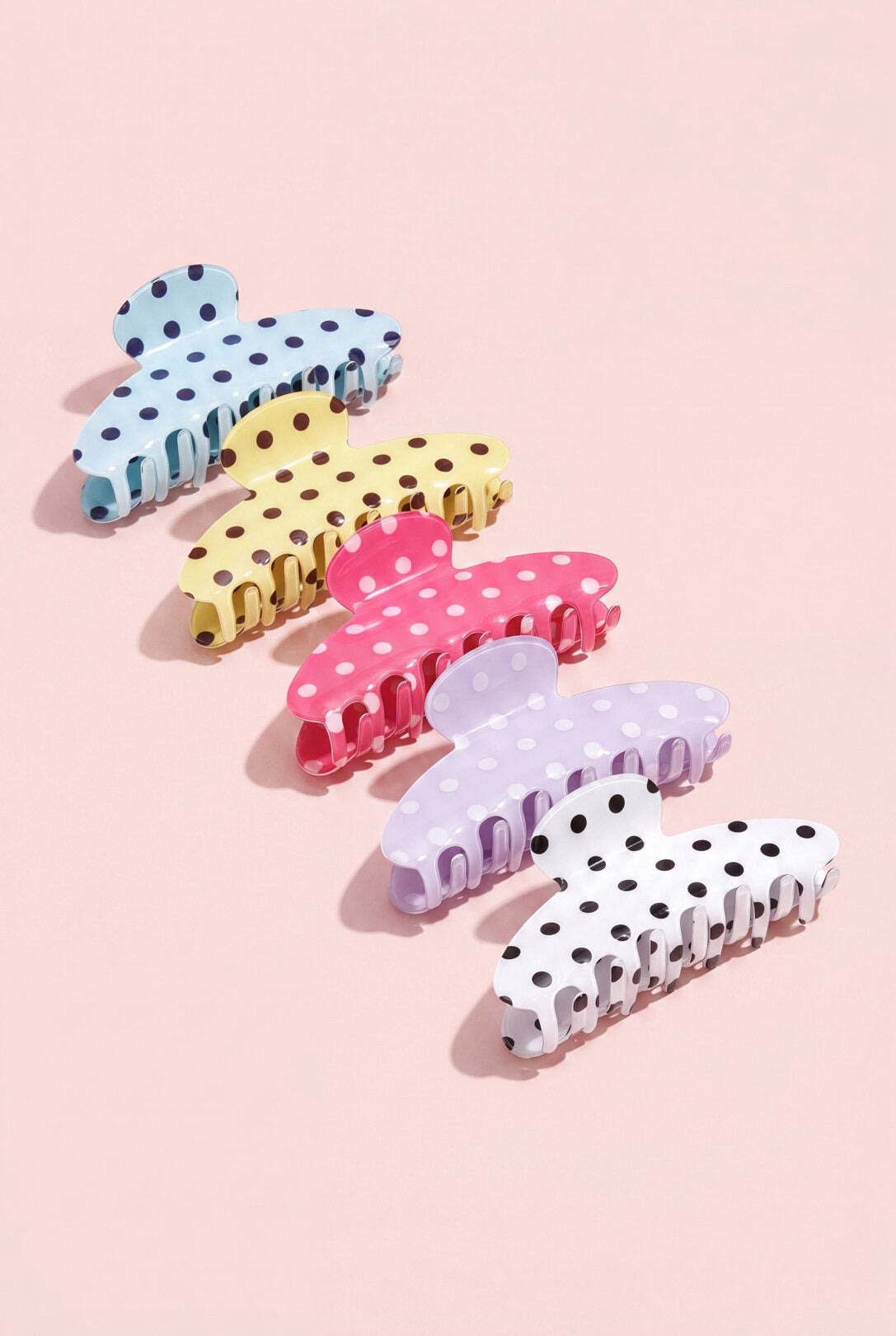 Haarklammer Polka Dots