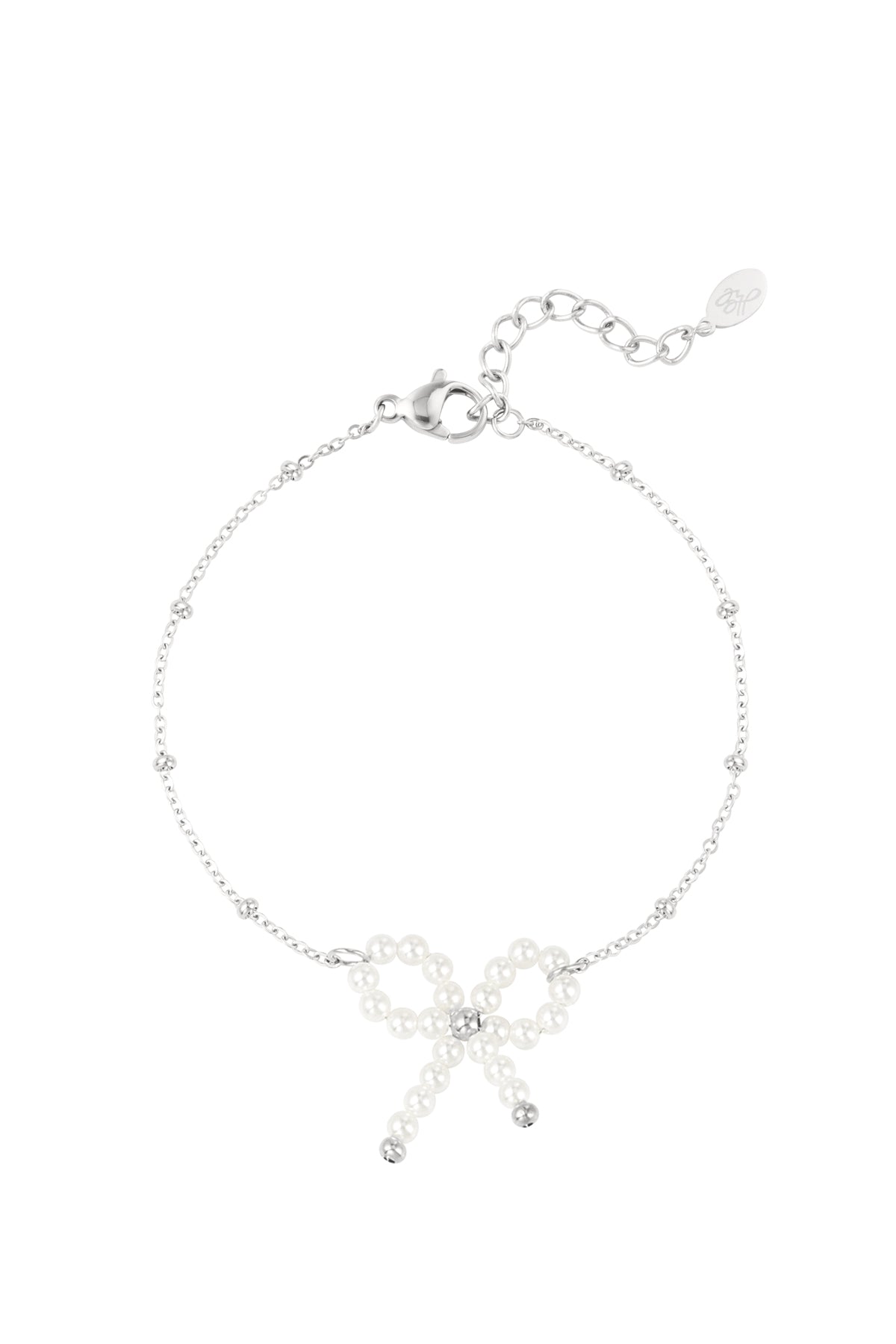 Armband Pearl Bow (silber)
