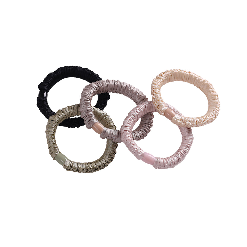 Scrunchie Set Pastell - 5 Stück