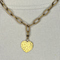 Charm Structured Heart (Clip)
