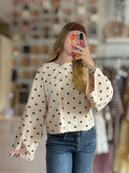 Longsleeve Polka Dots - Baumwolle