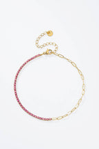 Fußkette Pink Glam