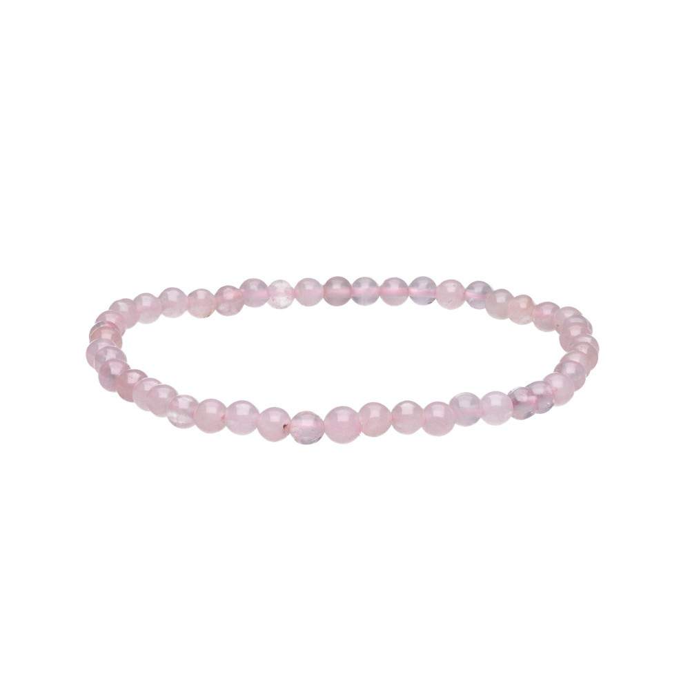 Rosenquarz Armband 4 mm