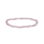 Rosenquarz Armband 4 mm