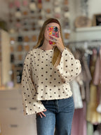 Longsleeve Polka Dots - Baumwolle