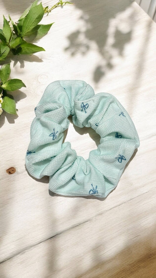 Scrunchie Bow Blue