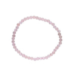 Rosenquarz Armband 4 mm