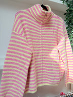 Strickjacke Stripes - Zipper