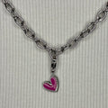 Charm Pink Heart (Clip)