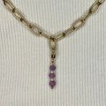 Charm Purple Pearls (Clip)