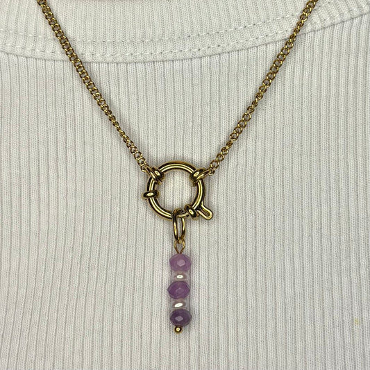 Charm Purple Pearls