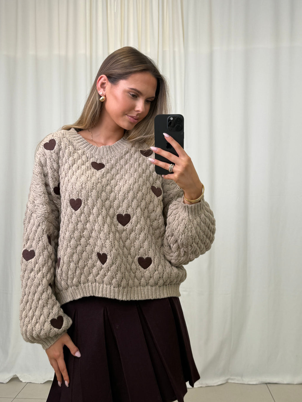 Strickpullover Hearts