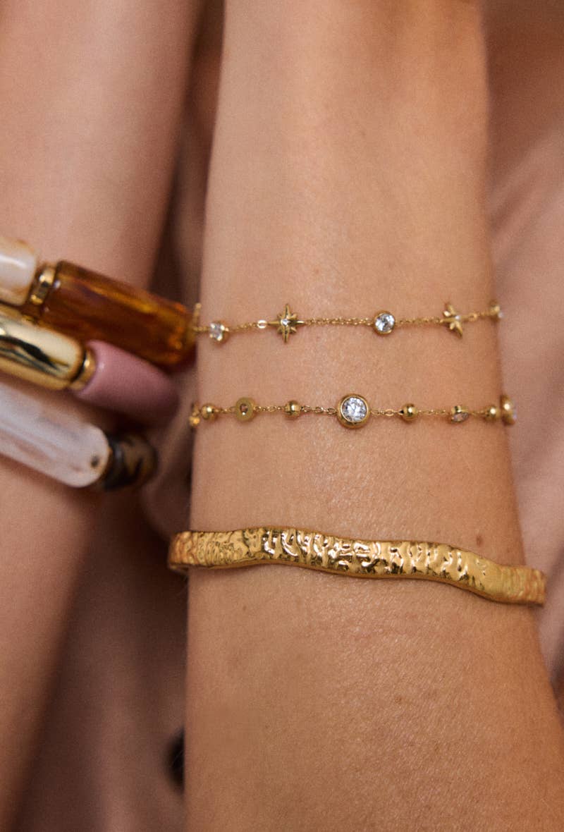 Armband glitzer filigran wasserfest und nickelfrei 