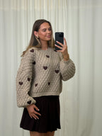 Strickpullover Hearts