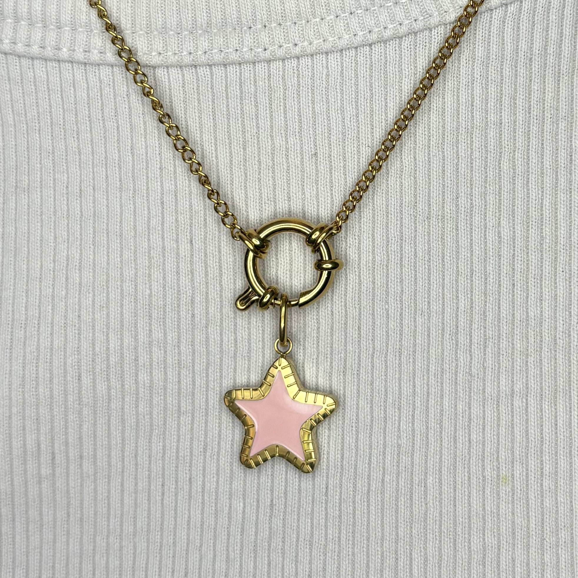 Charm Pink Star