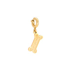 wasserfester und nickelfreier Clip Charm in Form eines Knochens 