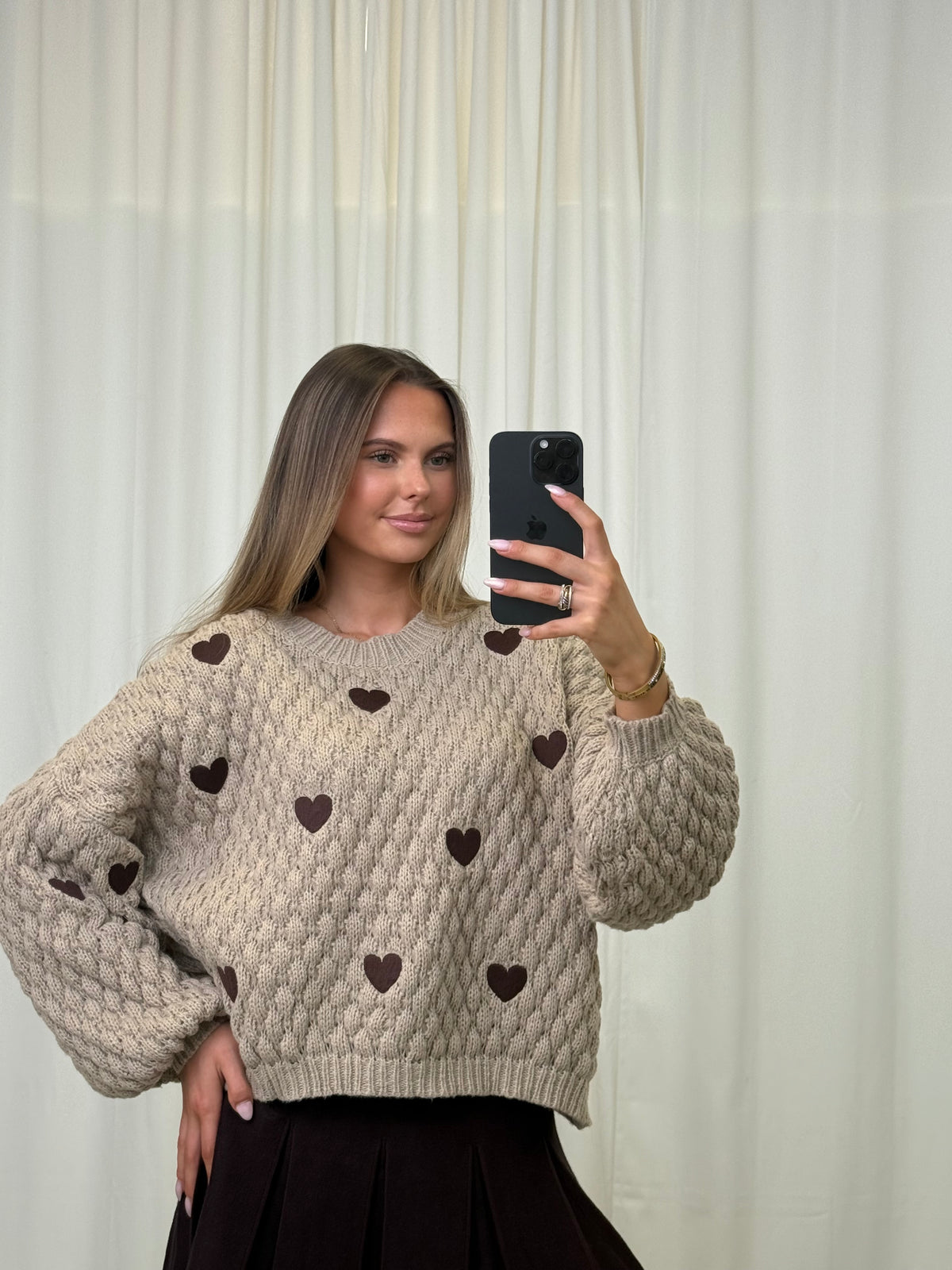Strickpullover Hearts