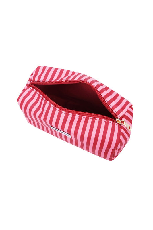 Kosmetiktasche Stripes Rot