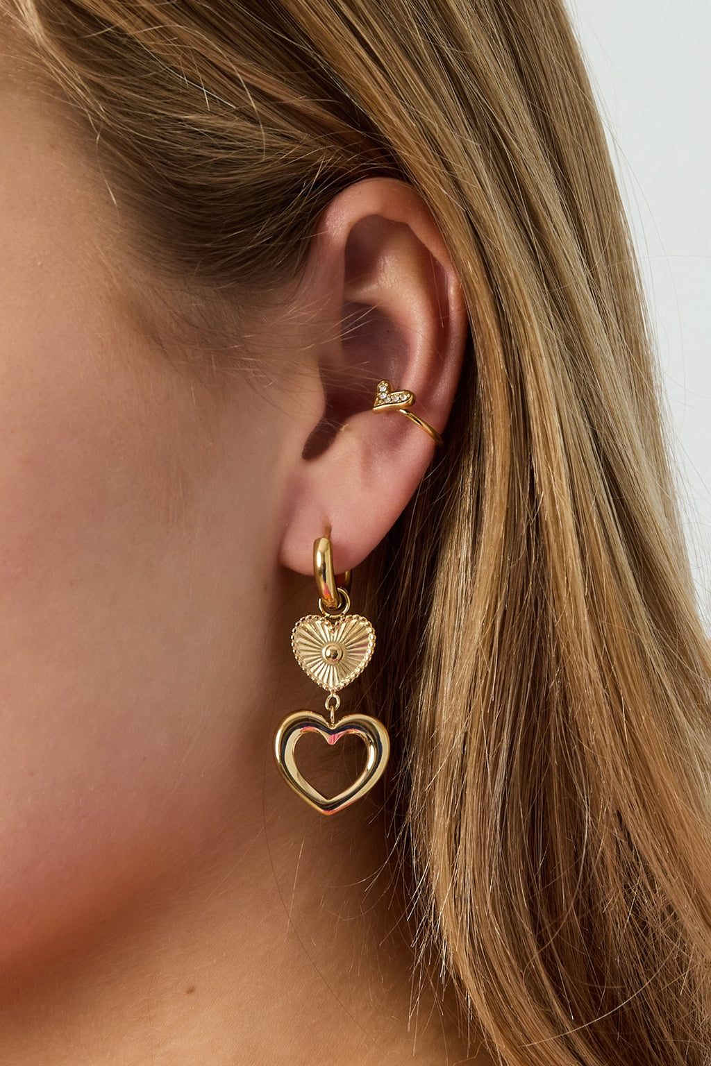 Earcuff Glitter Heart