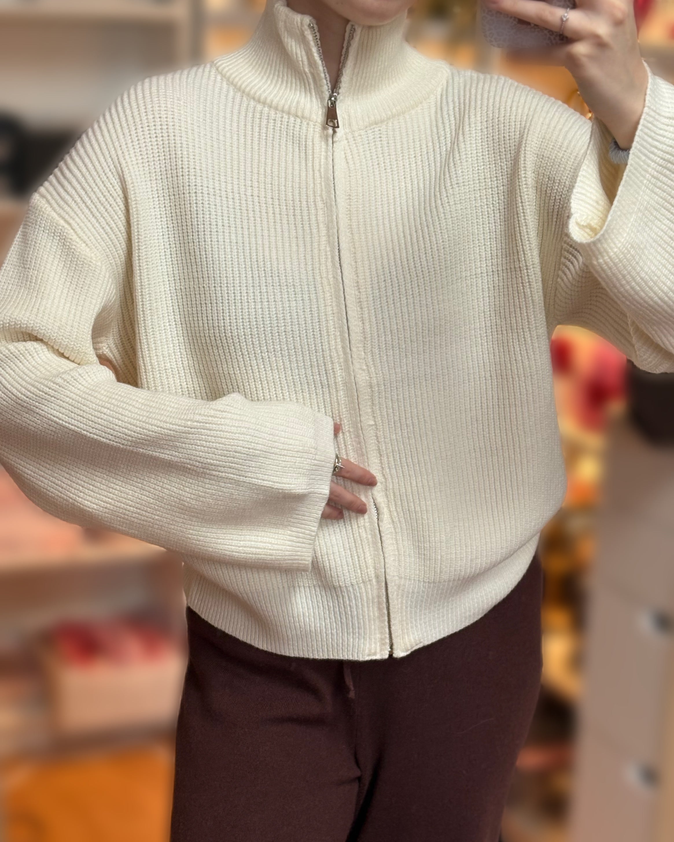 Strickjacke Lola - Zipper