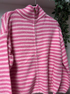 Strickjacke Stripes - Zipper