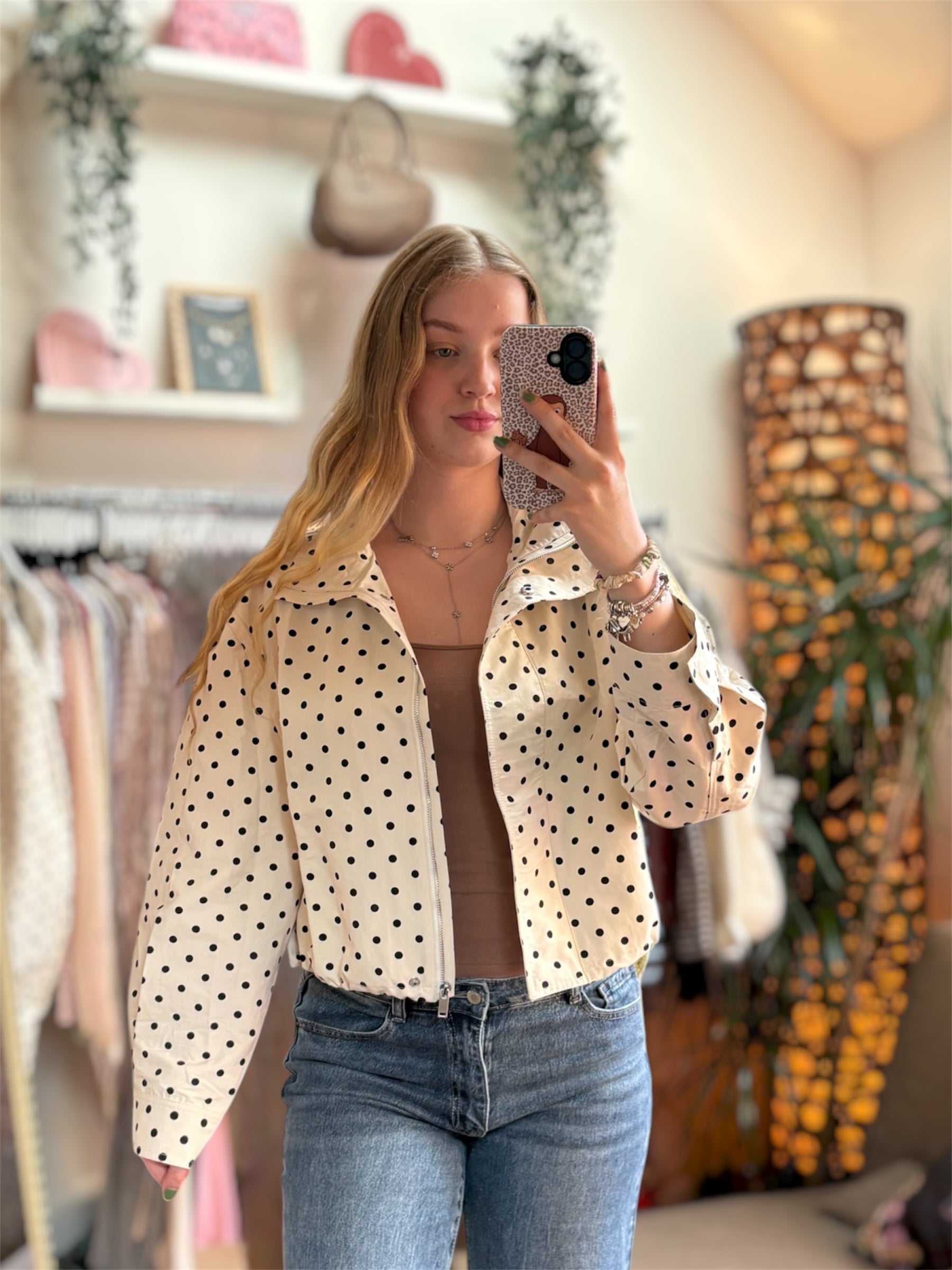 Jacke Polka Dots