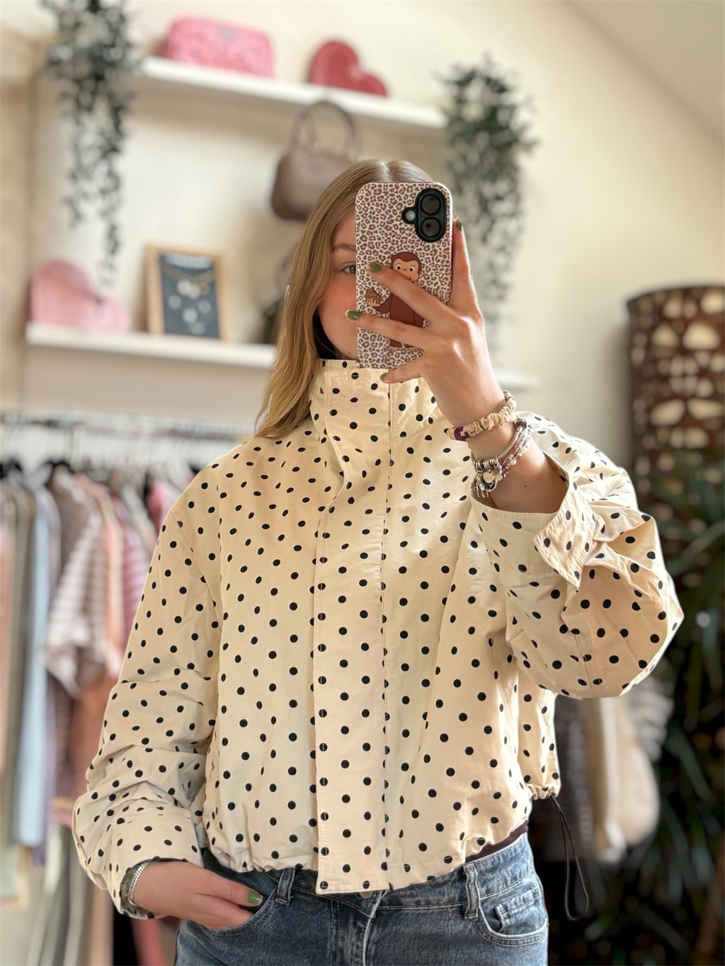 Jacke Polka Dots