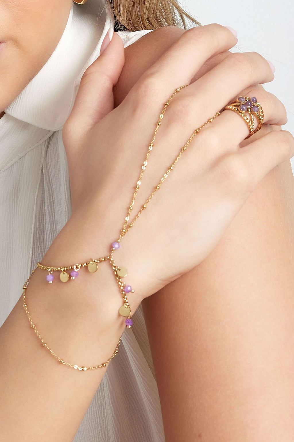 Handkette Lilac