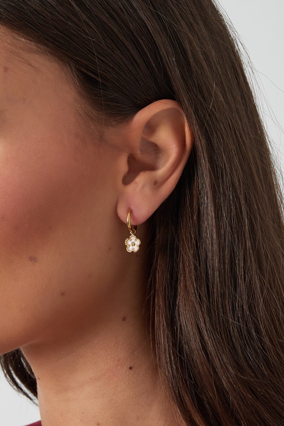 Ohrringe Rosa Flower