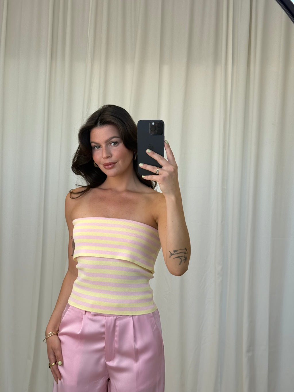 Bandeau Top Stripes