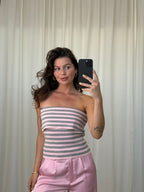 Bandeau Top Stripes