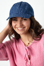 Cap Denim Hearts