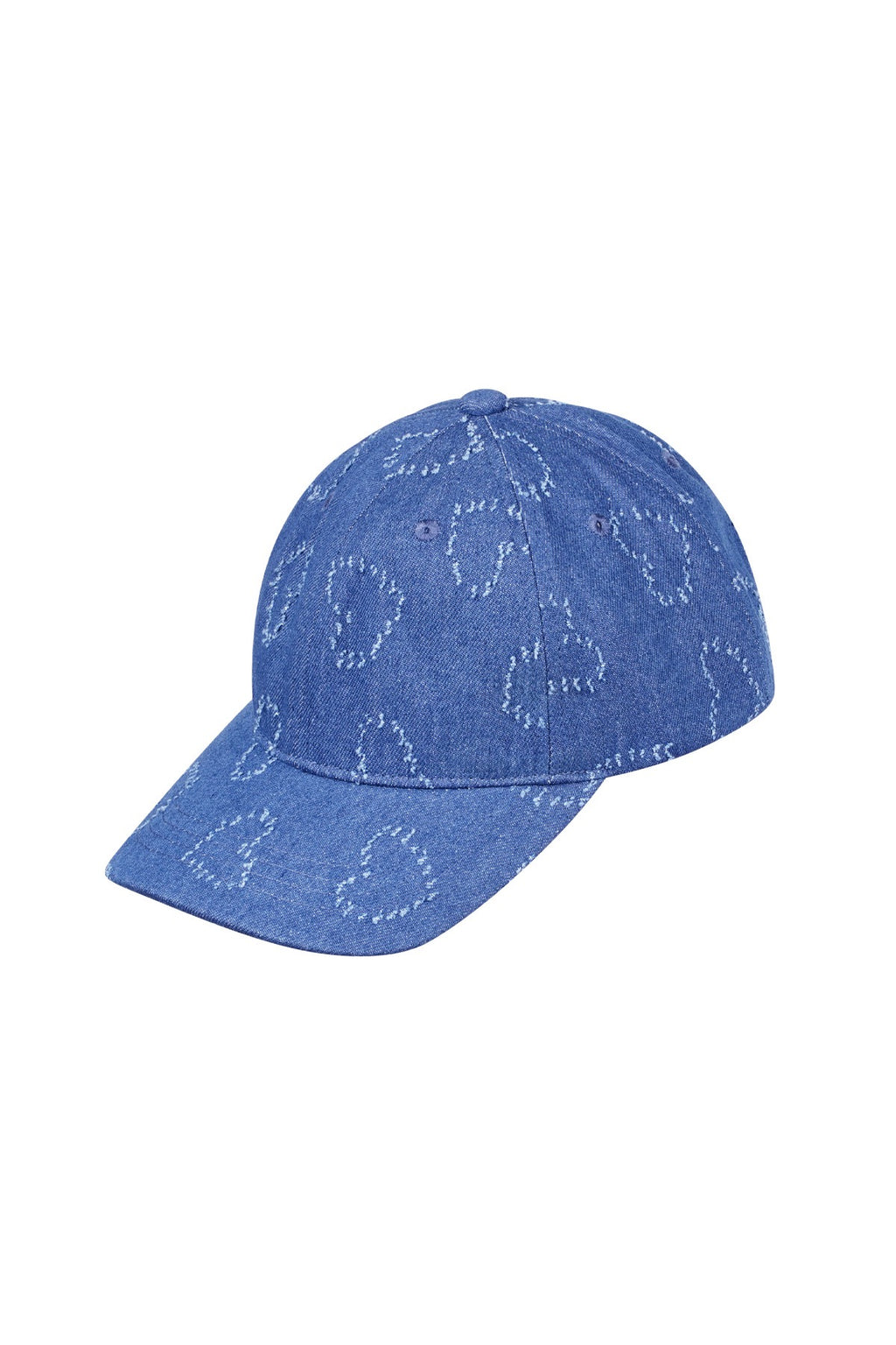 Cap Denim Hearts
