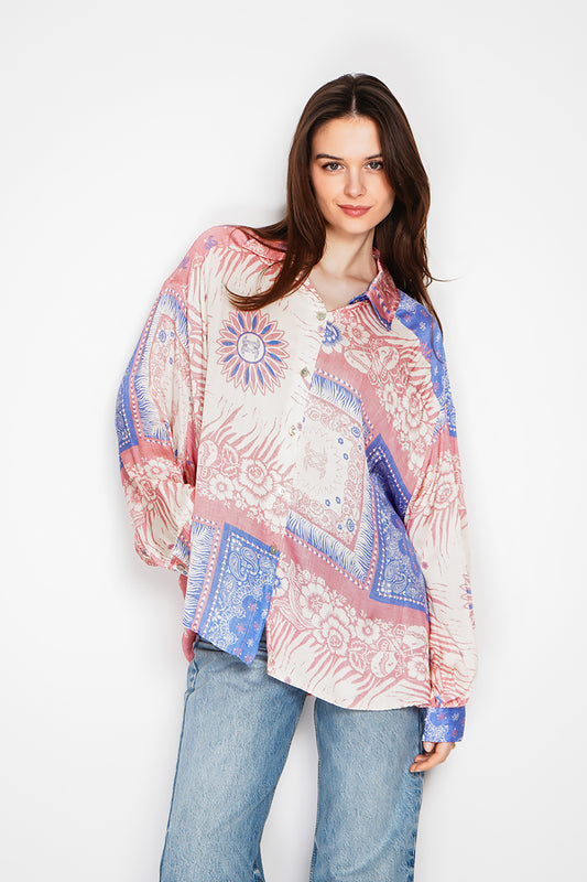 Bluse Pastell