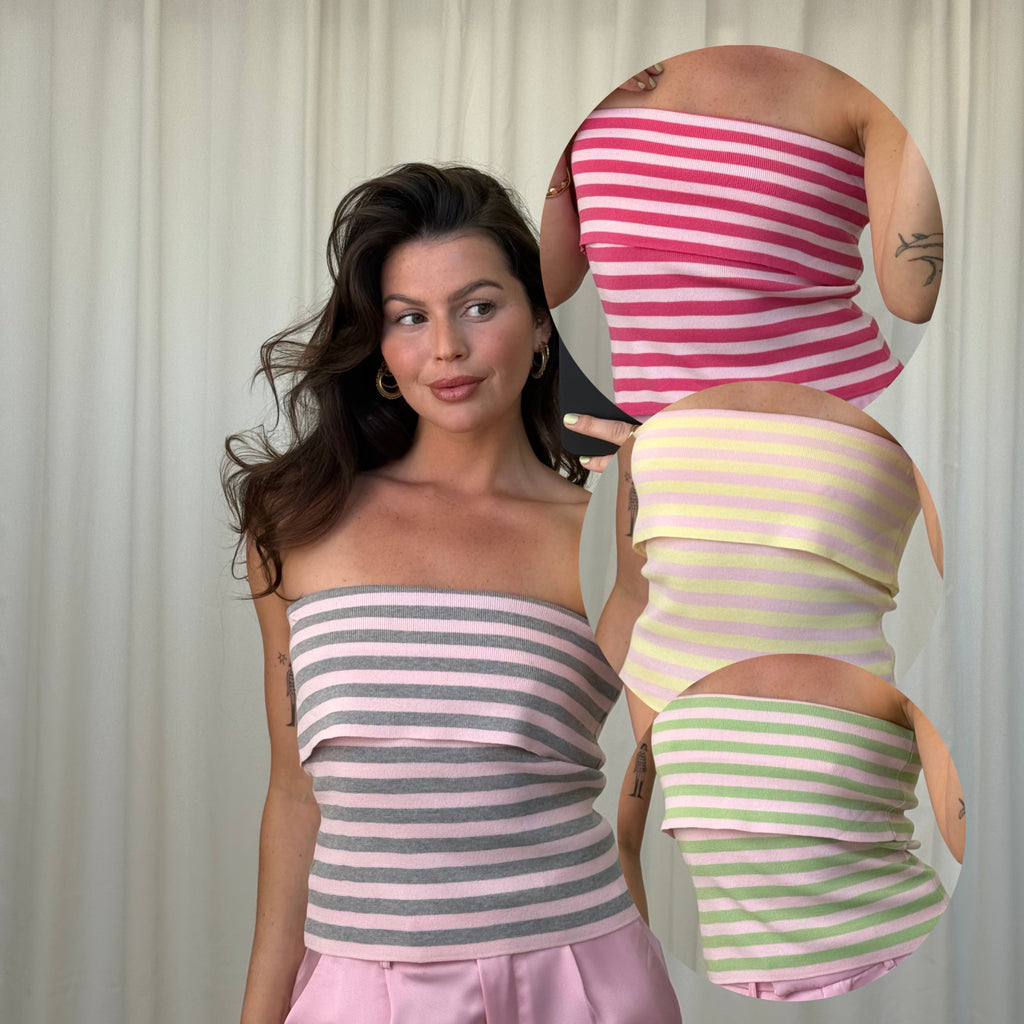 Bandeau Top Stripes