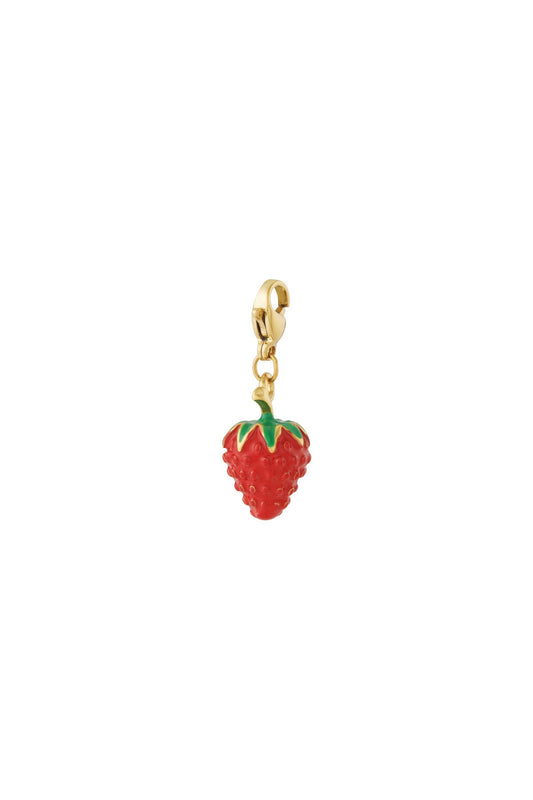 Charm Red Strawberry (Clip)