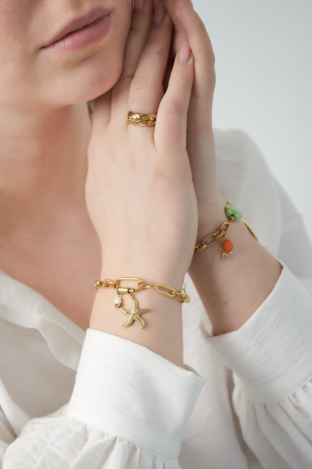Armband Starfish Chain