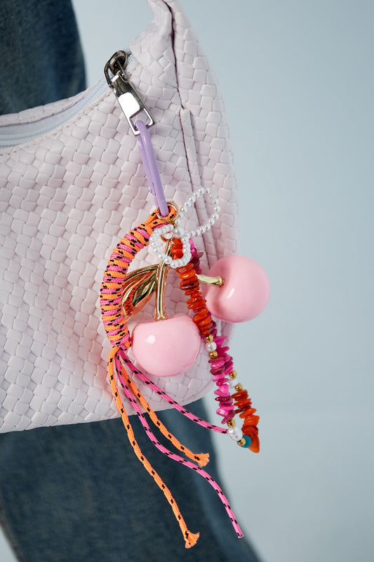 Taschenanhänger Pink Cherry