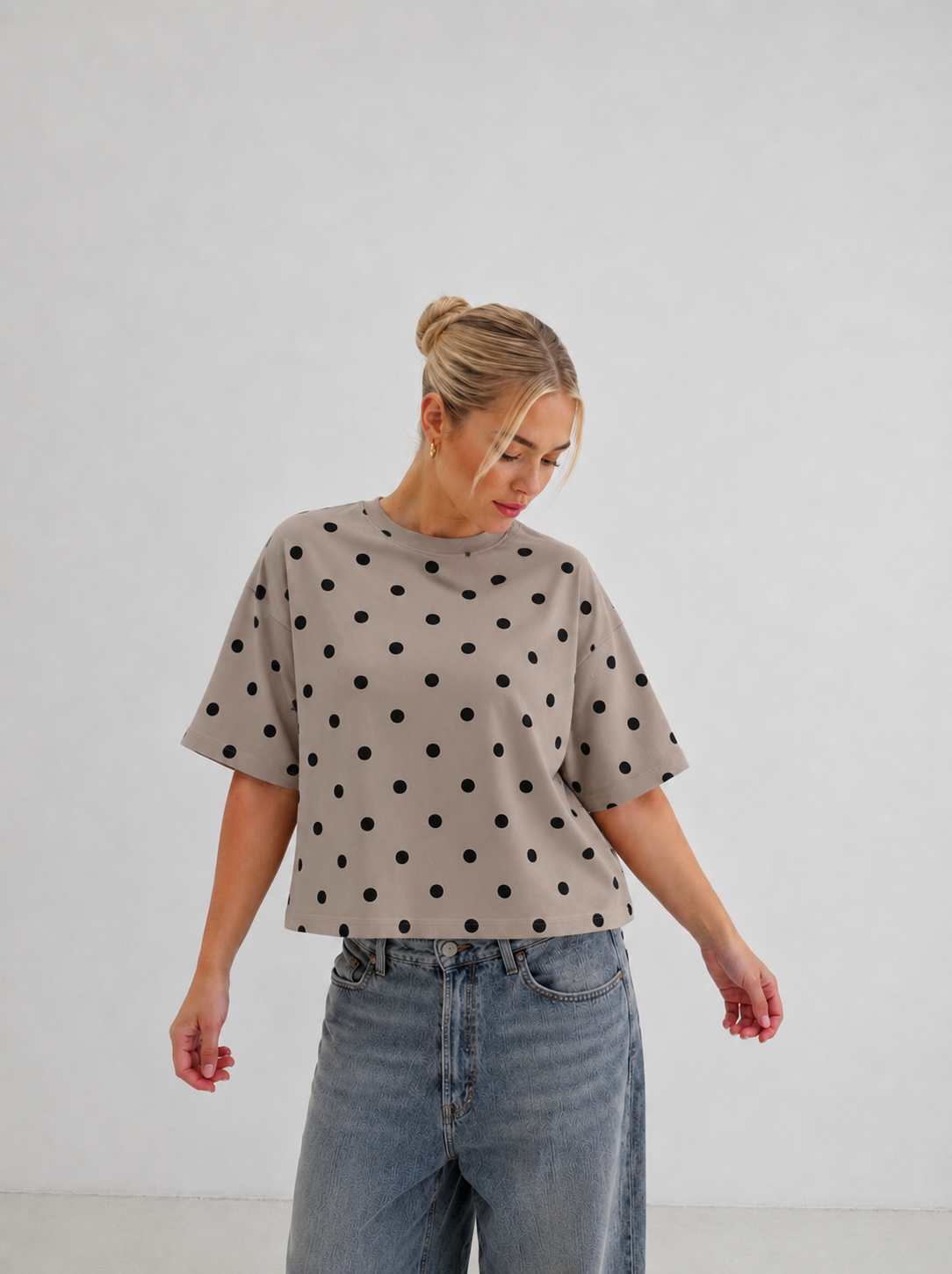 Shirt Polka Dots - Baumwolle