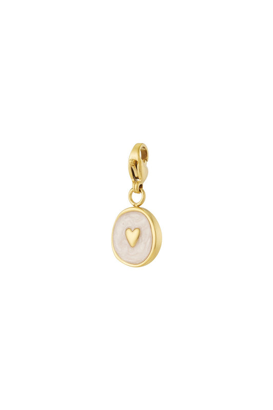 Charm Vintage Heart (Clip)